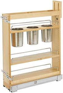 Rev-A-Shelf Pullout Organizer w/Soft-Close, Min Cabinet Opening 5.5" W