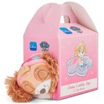 Paw Patrol Skye Calm Cuddly Plush Toy in Pup House - 18cm Sleepy Pup Character for Bedtime Calming & Snuggles - Hand-Washable Official Licensed Paw Patrol Soft Toys for Boys and Girls Aged 3+