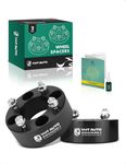 YHTAUTO 4x110mm ATV Wheel Spacers 2 Inch Fits Honda, Suzuki, Can-Am, Bombardier, Kawasaki, Yamaha Model, Grizzly, King Quad, Foreman Tire Spacers w/ M10x1.25 Studs, 74mm Center Bore 4 Lug 2PCS Black
