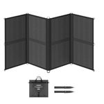 Renogy 200W Portable Solar Panel Blanket, 25% High Efficiency N-Type Solar Cell, Lightweight Foldable Solar Panel for Power Station Generator, RV, SUV, Truck, Camping, Home, Off Grid