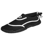 Lakeland Active Men's Eden Aquasport Protective Water Shoes Wild Swimming Holiday Surf Sea Paddleboard - Black/White - 9 UK