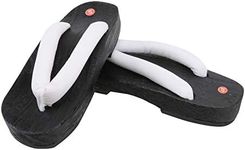 Holibanna Japanese Wooden Clogs Sandals Japan Traditional Shoes Geta