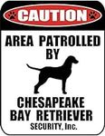 Caution Area Patrolled by a Chesape