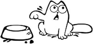 AzQuest Simon's Cat Decal Hungry Fe