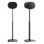 Sanus WSSE3A2-B2 Speaker Stands for Sonos Era 300, Black, Aluminium, 17 Inches Height Adjustable, Cable Management, 13.53 lbs Load Capacity, Part Number: WSSE3A2-B2