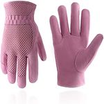 HANDLANDY Leather Gardening Gloves 