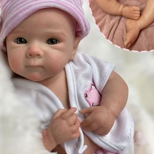 Gileutay 12" Silicone Baby Doll – Realistic Newborn Toy
