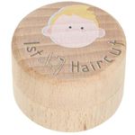 Wooden Baby Keepsake Boxes: Tooth Fairy Box Lost Tooth First Haircut Keepsake Holder Baby Toddler Teeth Case for First Tooth and Curl Baby Shower Birthday