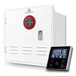 Gleyi RV Tankless Water Heaters, Upgraded 65000 BTU RV On Demand Water Heater with Remote & 15" x 15" Door, 12V DC Instant Camper Hot Water Heater Gas Compatible with All RVs