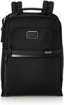 Tumi ALPHA 3 Slim Expandable Brief Pack Men's Backpack, Official Product, Black, Black, A4サイズ対応