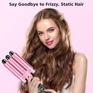 3 Barrel Hair Curler 25mm – Triple Barrel Waver for Beach Waves