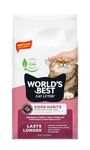 WORLD'S BEST CAT LITTER Good Habits Cat Attract Litter | Natural Plant-Based Attractant | Flushable Corn Litter | Unscented Odor Control | Low Tracking & Lightweight | 15lb Bag | 1+ Month Supply*