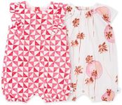 Burt's Bees Baby baby girls Rompers