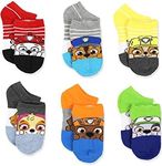 Nick Jr. Boys Girls 6 pack Socks (4-6 (Shoe: 7-10), Paw Patrol Multi)