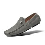 Bruno Marc Men’s Slip-on Formal Loafers Shoes, Man Classic Breathable Moccasins Flats Shoes and Comfortable Walking Shoes in Business, Casual Driving and Wedding,Size 9,Grey,3251314