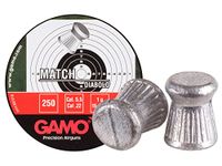 Gamo Air Gun Pellets Match (Flat Nose) .22 Cal. Tin of 250 632002554