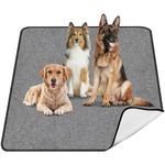 TAIKURA Washable Pee Pads for Dogs Reusable Dog Pads Non-Slip Dog Pee Pads Heavy Absorbency Puppy Pee Pads Quick Dry (1, 182*182CM)