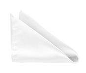 Moda Di Raza pocket squares for men, Handkerchief 10 x 10, Hanky Satin Finish, Handkerchief for Men, White-2, One Size