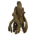 Blue Ribbon Rosewood Root Cluster for 60 Litre Orb Aquarium Decor, Pack of 3, Large,Brown