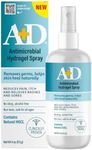 A+D Antimicrobial Hydrogel Spray – with Hypochlorous Acid, Removes Germs, Helps Heal Rashes & Irritations, Reduces Itch & Pain, Alcohol-Free, Non-Sting Formula, Safe for All Ages, 4oz