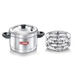 Judge by Prestige Stainless Steel Idli Cooker with 4 Plates