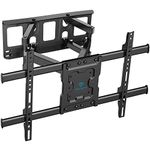 PERLESMITH TV Wall Bracket, TV Bracket for 37-85 Inch TVs up to 60kg, Swivel Tilt Extend TV Wall Mount, 65 inch TV Wall Bracket max. VESA 600x400mm