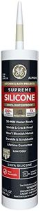 GE Sealants & Adhesives M90010 Supreme Silicone Kitchen & Bath Sealant, 10.1oz, Almond