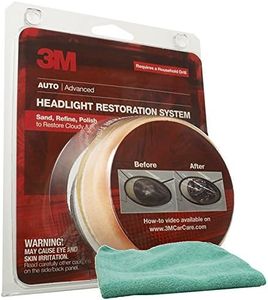 3M Headlight Lens Restoration System & Microfiber Cloth by 3M