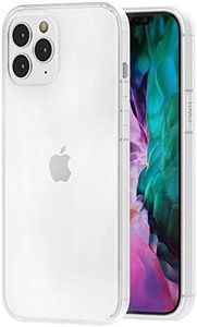 UBIZZ Clear Case for iPhone 12 Pro (6.1'') Shockproof Bumper Case Cover, Slim Soft TPU, Anti-Scratch Clear Transparent Back, Easy Grip Wireless Charging Compatible.