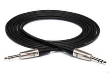 Hosa HSS-003 REAN 1/4 inch TRS Pro Balanced Interconnect Cable, 3 feet(Black)