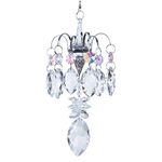 H&D HYALINE & DORA Crystals Horse Eye Prisms Suncatcher Hanging Ornament Rainbow Maker Hanger for Home,Garden Decoration