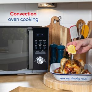 Russell Hobbs 25L 4-in-1 Digital Microwave with Air Fryer – Black