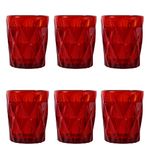 Red Whiskey Glasses