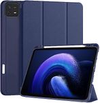 ProElite Cover for Xiaomi Mi Pad 6 Cover, Soft Flexible Flip Case Cover with Pen Holder for Xiaomi Pad 6 11 inch, Support Auto Sleep Wake, [Recoil Series] - Dark Blue