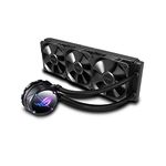 ASUS ROG Strix LC II 360 all-in-one liquid CPU cooler with Aura Sync, Intel® LGA 1150/1151/1155/1156/1200/2066 and AMD AM4/TR4 support and three ROG 120 mm radiator fans