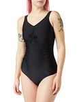 Speedo Women's Essential Grace U-Back Maternity 1 Piece Swimsuit, Black, L