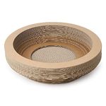 Pet Scratch Board Bowl Cardboard for Cat Scratcher Large Space Scratching Pad Pets Nest Toy