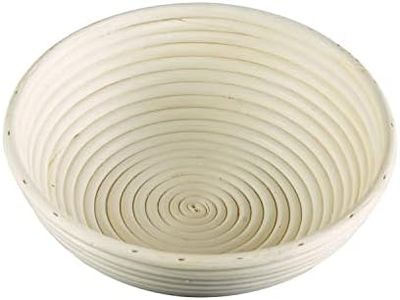Frieling Round Proofing Basket, Brotform Bread Rising Banneton and Serving Basket, 10-Inch