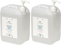 Juniper CLEAN Hand Sanitizer Gel with 70% Alcohol 1.06 Gallon with Pump (Pack of 2)