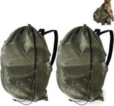 MOPHOEXII Decoy Bag for Duck Goose Turkey Waterfowl Hunting,Mesh Decoy Bag with Adjustable Straps,Duck Hunting Accessories (Army Green-2 Packs)