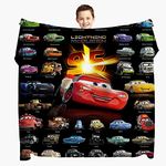 Cartoon Blanket 50"x40" Super Soft Flannel Throw Blanket Air Conditioner Blanket Cooling Summer Blanket Printed Cartoon Pattern Custom Cute Lightweight Sleep Comfort for Couch Kids Boys Adults