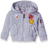 Urban Republic Baby Girls Ur Fleece Jacket, Heather Grey 5704IHG, 12M