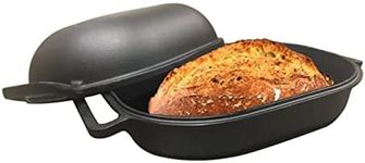 Cuisiland Large Heavy Duty Pre-seasoned Cast Iron Bread & Loaf Pan - A perfect way for baking