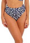 Fantasie Women's Hope Bay High-Waist Bikini Bottom, French Navy, Medium