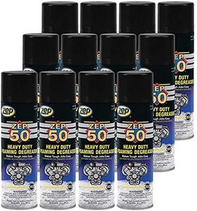 Zep 50 Heavy-Duty Foaming Engine Cleaner and Degreaser - 16 Ounce (Pack of 12) 15001 - Removes Brake Dust and Grease, Great for Degreasing Engines, Equipment Parts, Machinery, and Tools