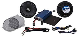 Hogtunes G4 SG KIT-RM with 225 Watt Amplifier and 6.5" Front Speaker Kit with Grills for 2014-Current Harley-Davidson FLH Touring Models