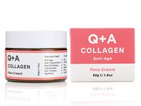 Q+A Collagen Face Cream. A vegetarian, seaweed derived Collagen cream for ageing skin, anti ageing with natural seaweed derived Collagen, and Shea Butter for Ultimate Hydration. 50g/1.8oz