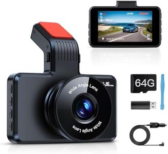 Range Tour Car Dash Cam Front, FHD 1080P Car Camera 170° Wide Angle WDR In Vehicle Dashboard Camera 3.0" Display Driving Recorder Car Video Camera Loop Recording, Night Vision, Motion Detection