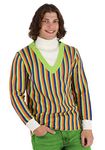 Fun Costumes Sesame Street Adult Bert Cosplay Knit Sweater 2X