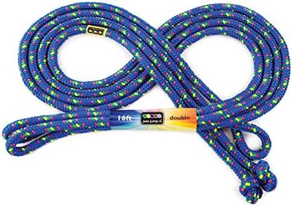 Just Jump It Blue Confetti 16' Jump Rope - Double Dutch Jump Rope - Agility Play